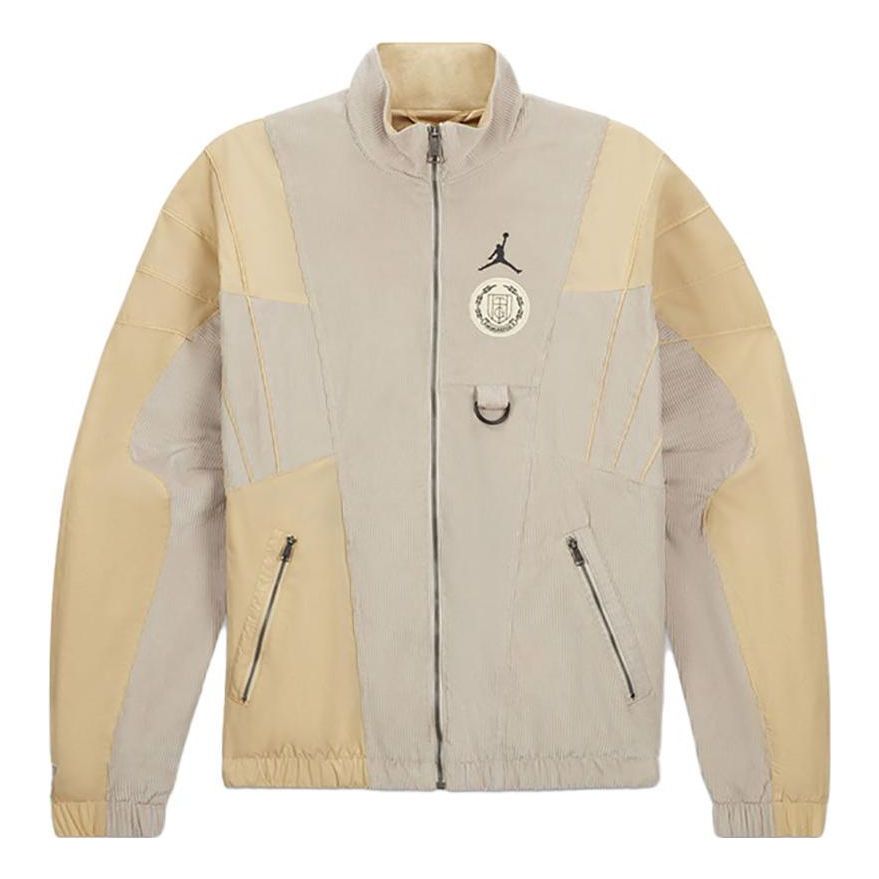 Яке Jordan Jordan x HTG Crossover Contrast Stitching Stand Collar Jacket Бежово | DJ7976-236, 0