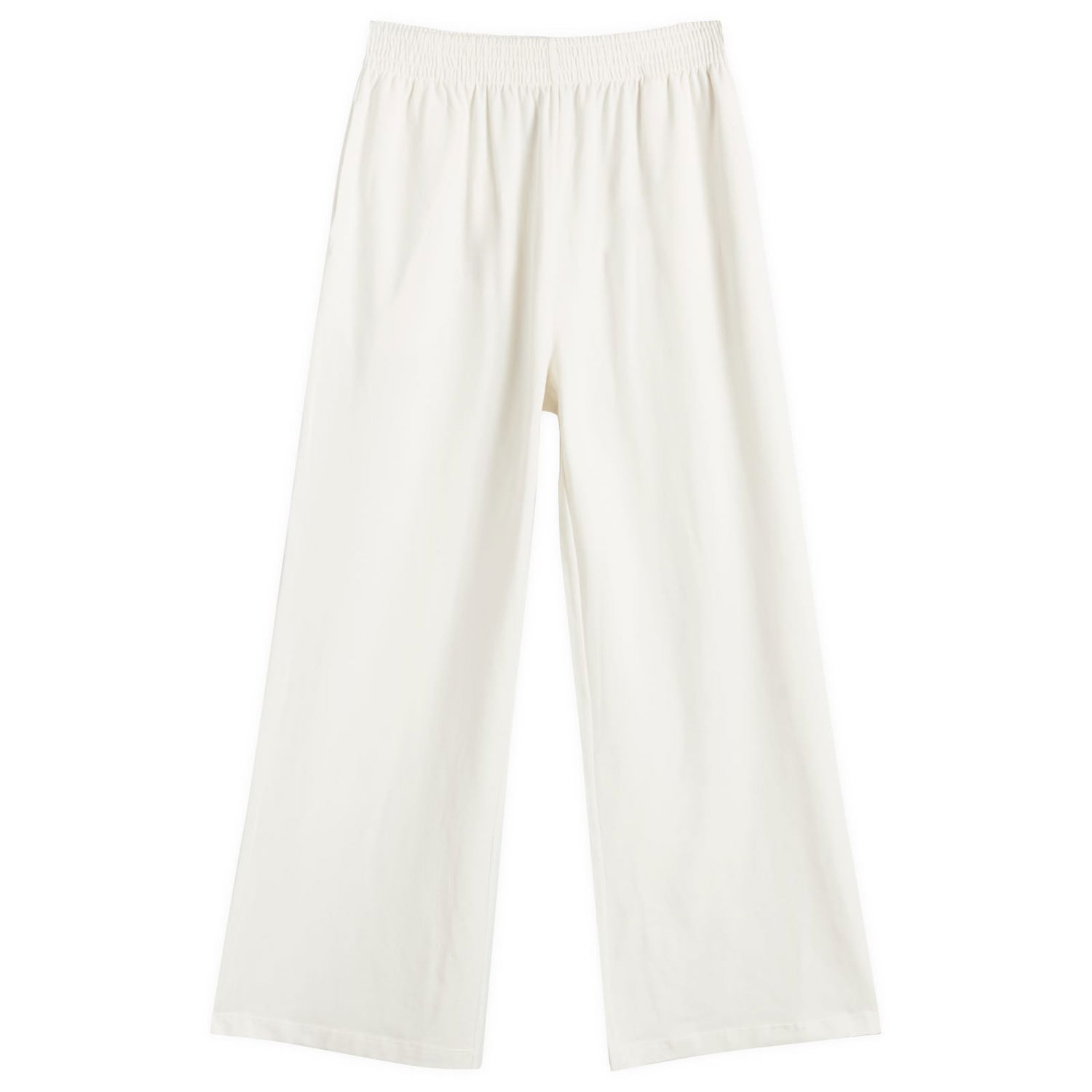 Панталони SKIMS SKIMS Cotton Jersey Wide Leg Pant, Size Large Бяло | WL-WLG-8232W-MARBLE, 0
