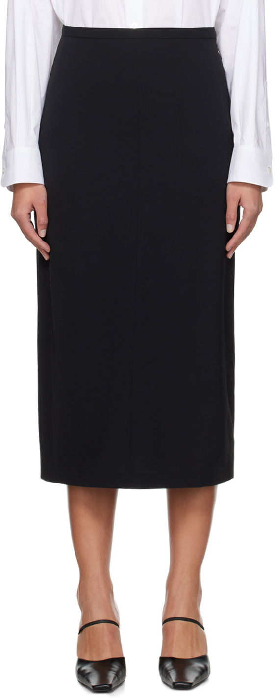 Пола The Row Matias Midi Skirt Черно | 5485-W1973, 0
