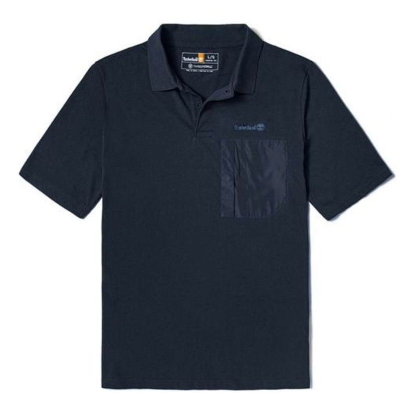 Поло тениска Timberland Timberchill Polo Shirt Тъмно синьо | A2NAX-433