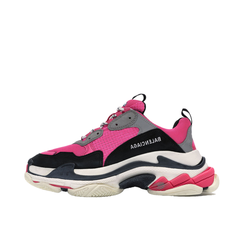 Кецове и обувки Balenciaga Triple S Neon Pink W Розово | 524039W09OH6470