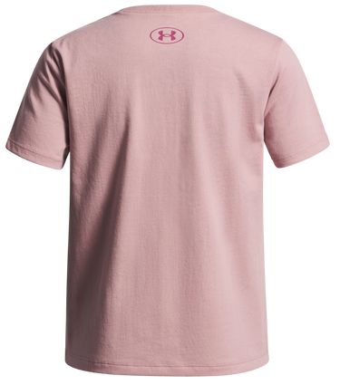 Тениска Under Armour T-Shirt BIG LOGO Short Sleeve Розово | 1389756-673, 1