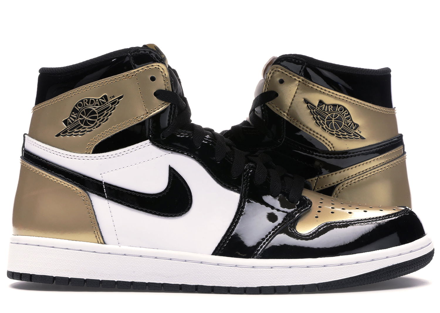 Кецове и обувки Jordan Jordan 1 Retro High Gold Top 3 Бежово | 861428-001, 0