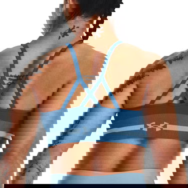 Сутиен Under Armour Seamless Low Long Bra Тъмно синьо | 1357719-426, 1