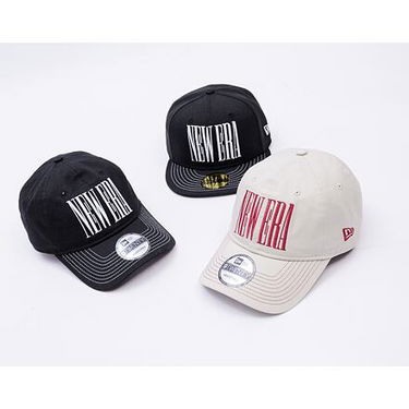 Шапка с козирка New Era Adjustable Wordmark 9TWENTY Baseball Cap Черно | 60595443, 3