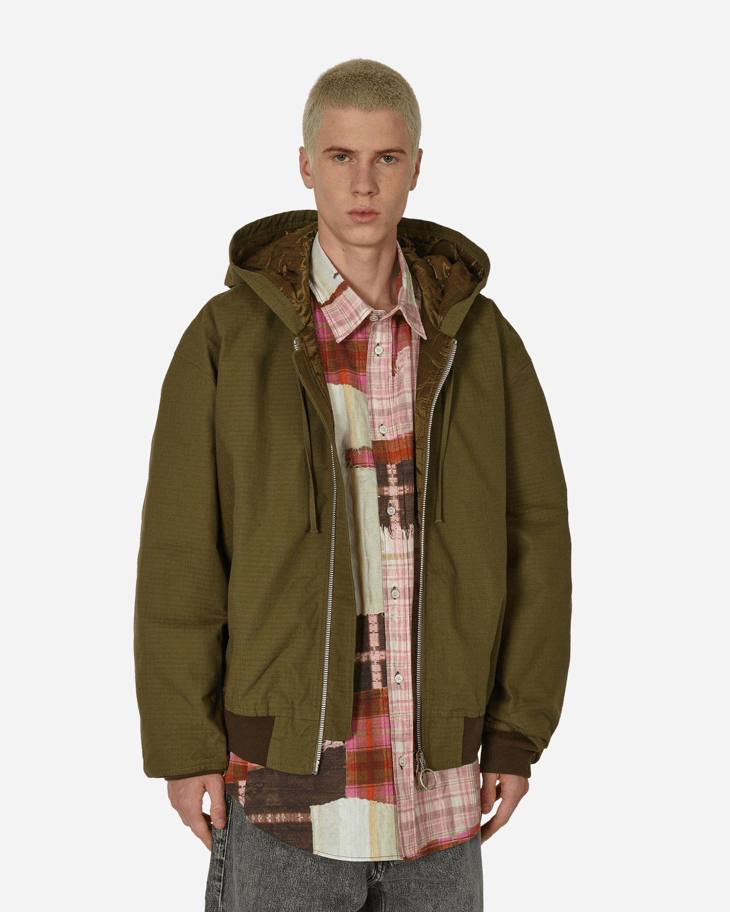 Яке Acne Studios Ripstop Padded Jacket Зелено | B90754- AB7, 0