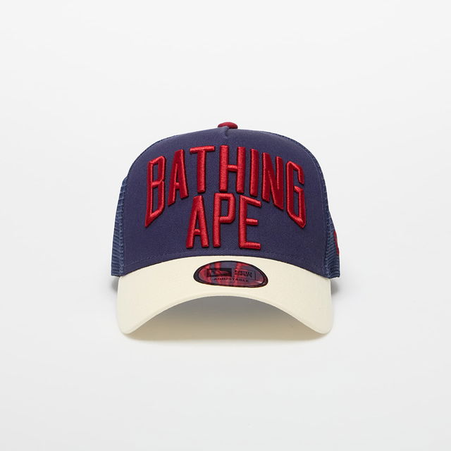 A BATHING APE x New Era 9Forty Nyc Logo Cap Navy
