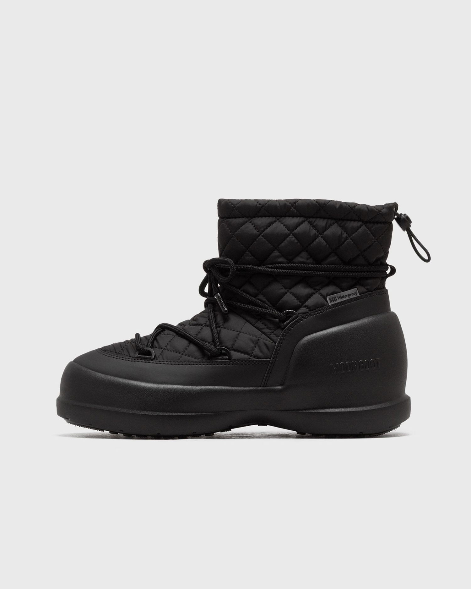 Кецове и обувки Moon Boot Mezzaluna Quilted Mid Waterproof Boots Черно | 80D2500020-N001, 0