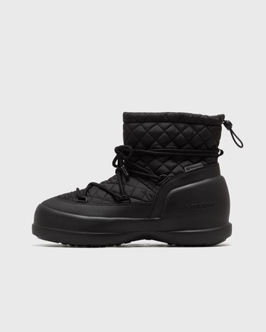 Кецове и обувки Moon Boot Mezzaluna Quilted Mid Waterproof Boots Черно | 80D2500020-N001, 0