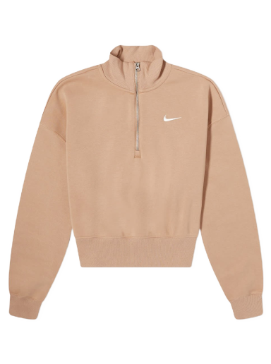 Phoenix Fleece Quarter Zip Crop