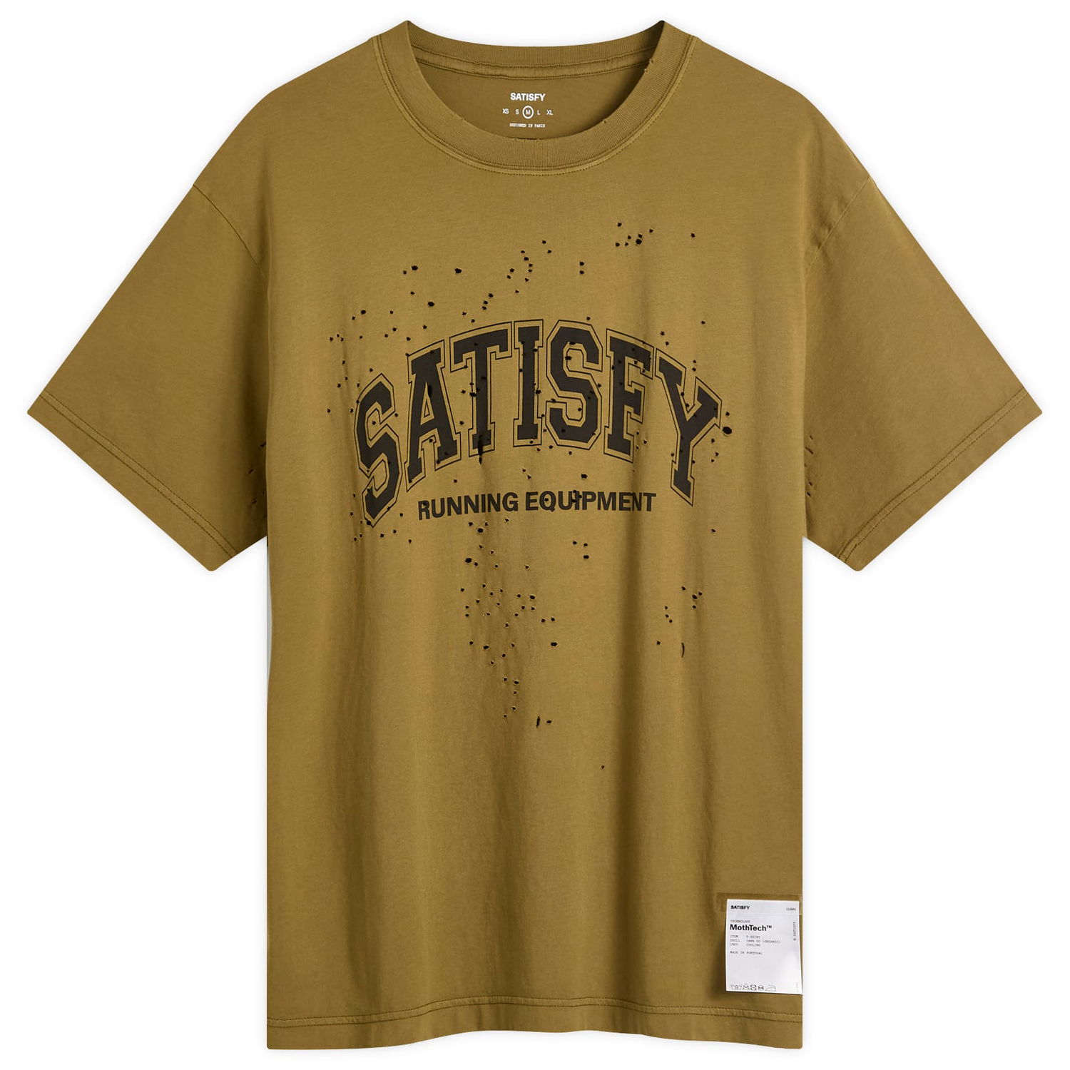 Тениска Satisfy MothTech T-Shirt Зелено | 11006-SBMO-SAC, 1