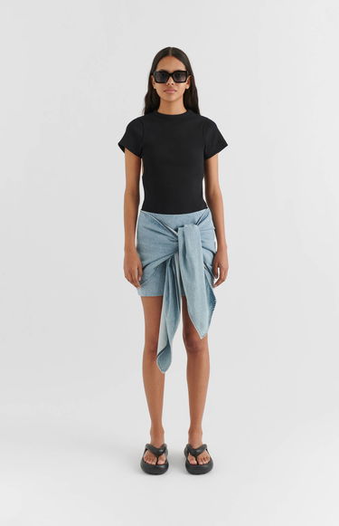 Пола AXEL ARIGATO Hydra Wrap Skirt Сиво | A2163001, 4