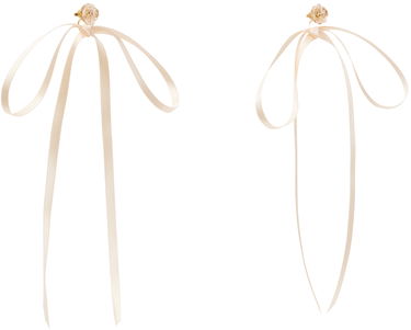 Значка Simone Rocha Simone Rocha Bow Ribbon Stud Earrings Червено | ERG389 0903, 4