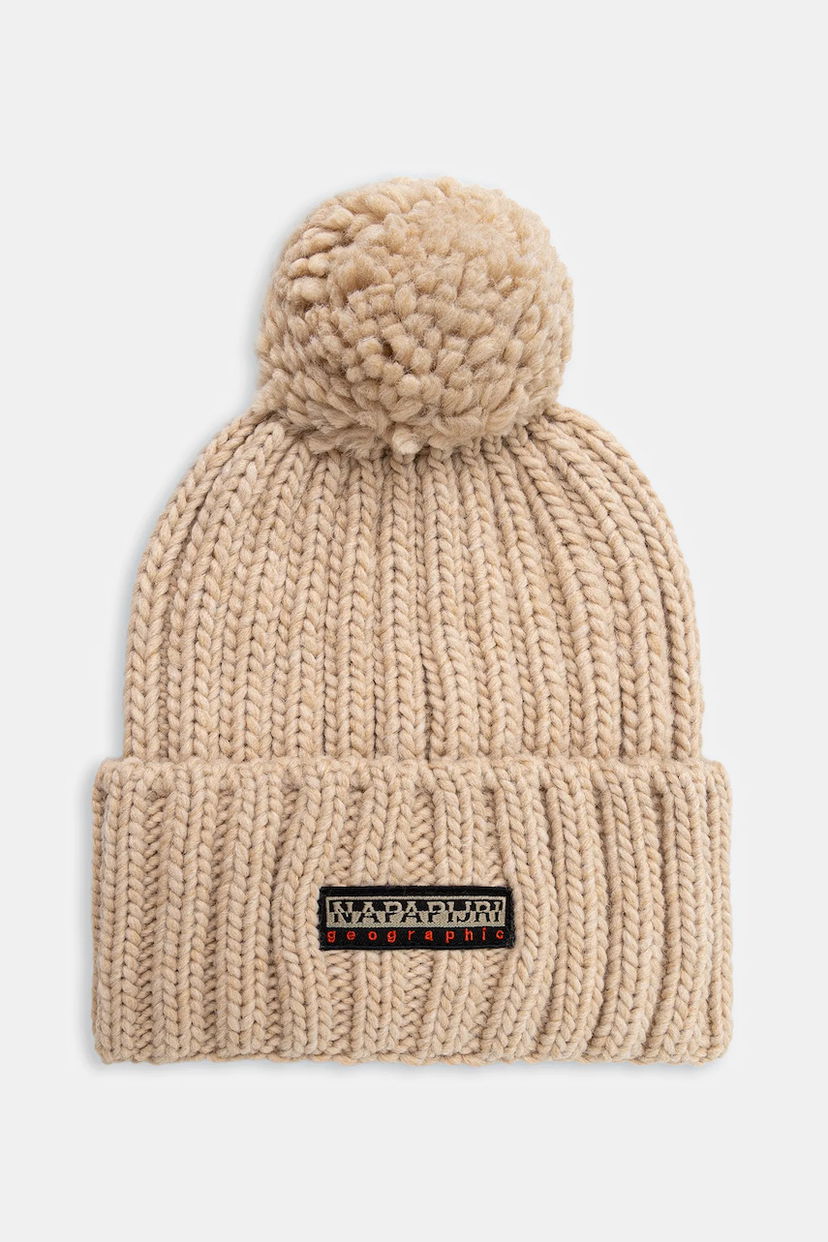 Шапка Napapijri Napapijri Fea 2 Beanie Бежово | NP0A4GKAN1J1