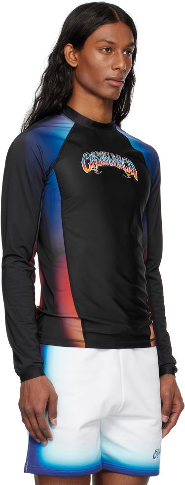 Тениска Casablanca Casablanca Gradient Rashguard Черно | MS25-SWM-040-01, 1