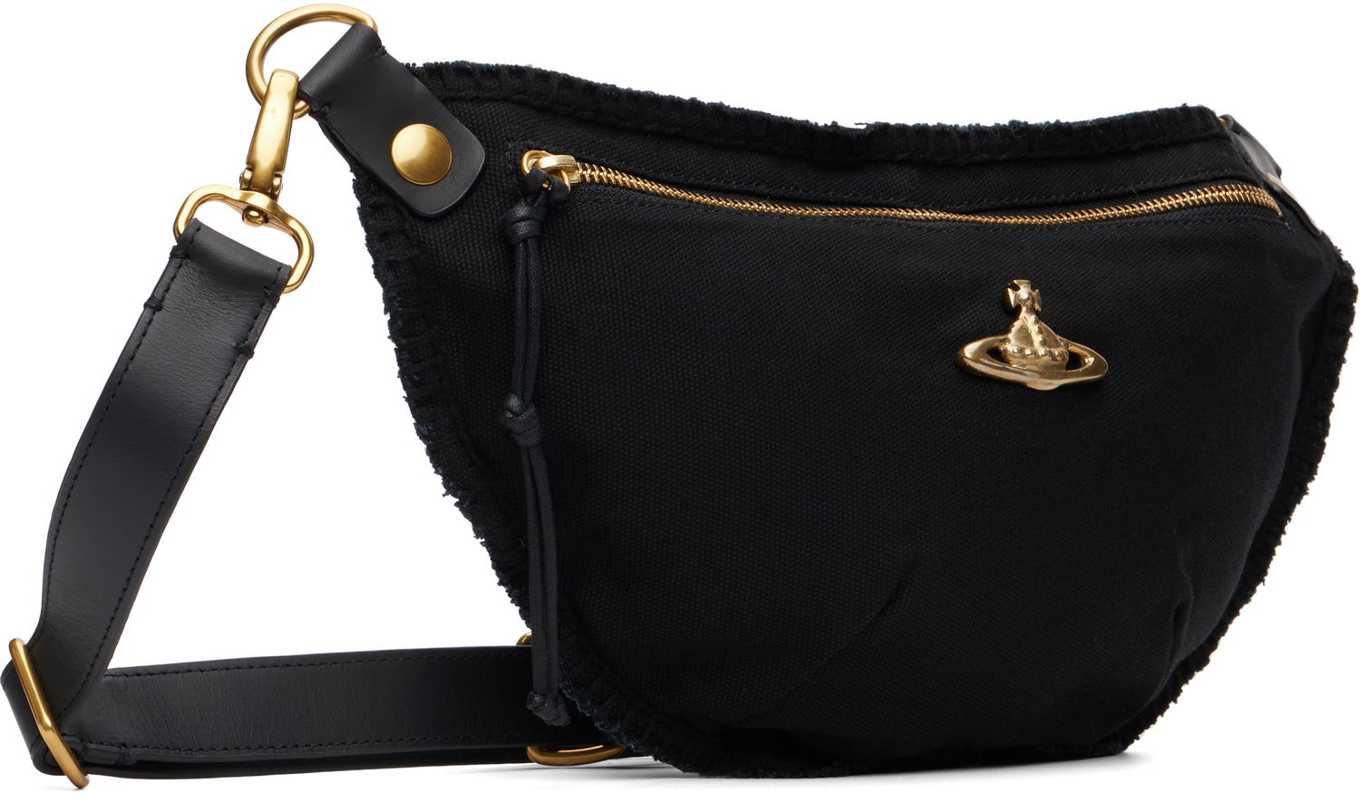 Чанта за кръста Vivienne Westwood Vivienne Westwood City Canvas Pouch Черно | 43070034U-W00IW-ET, 1