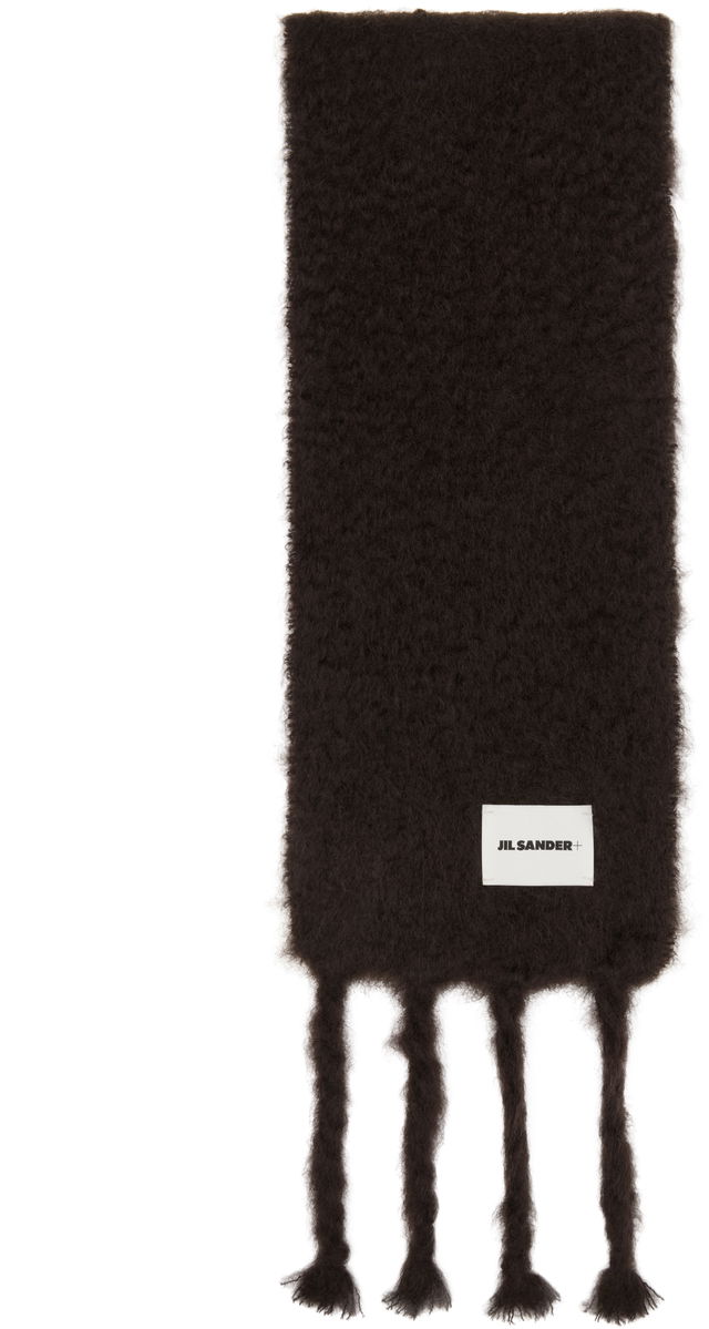 Jil Sander Slim Wool Blend Scarf