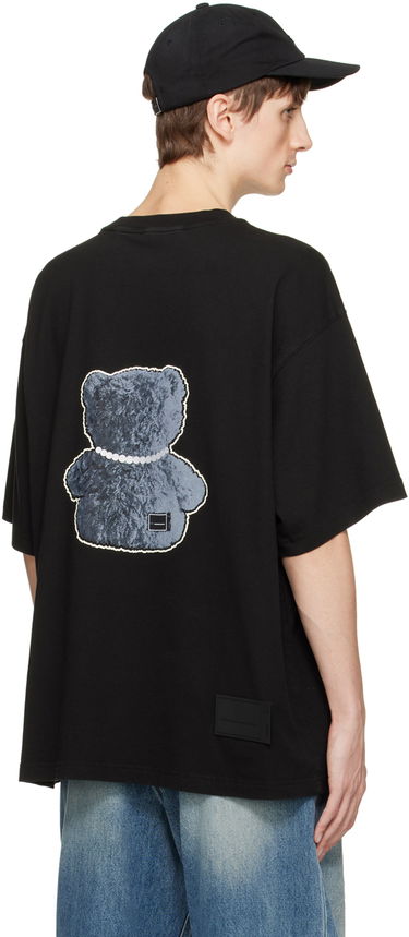 Тениска We11done We11done Necklace Teddy Graphic T-Shirt Черно | WD-TT9-20-117-U-BK, 2