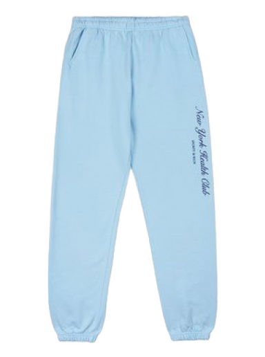 Спортни панталони Sporty & Rich NY Health Club Flocked Sweatpant Синьо | SW843HO