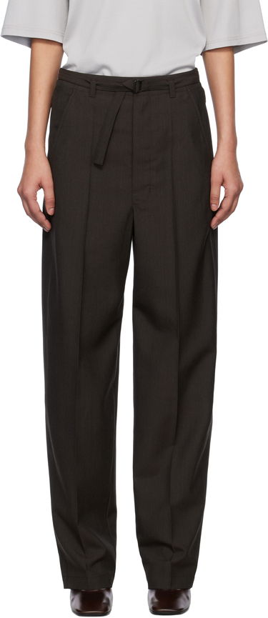 Панталони LEMAIRE Lemaire Belted Tailored Trousers Кафяво | PA1198 LF414, 0
