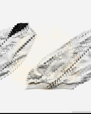 Яке бомбър Neighborhood Velvet Tokyo Japan Souvenir Jacket Черно | 252AQNH-JKM03 BLACK, 3