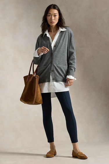 Пуловер Polo by Ralph Lauren Wool Cardigan Сиво | 211956233, 2