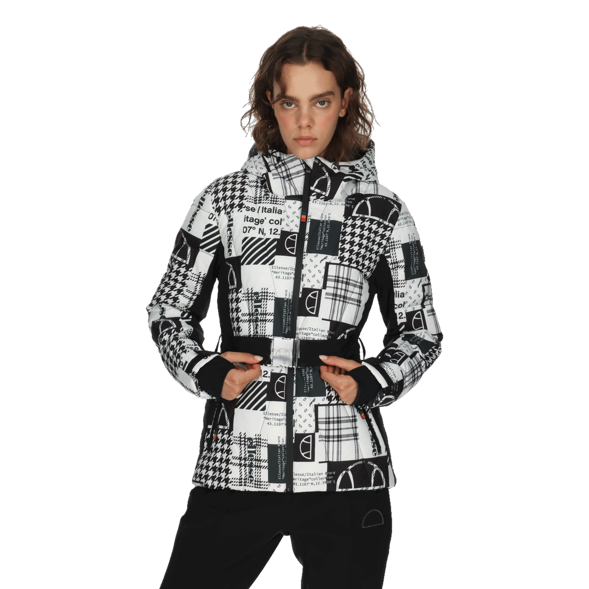Яке Ellesse Heritage MAYA Geometric Print Patterned Ski Jacket Многоцветен | ELA253F514-Z2, 0