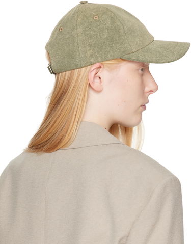 Шапка с козирка AMI AMI Paris Ami de Coeur Cotton Cap Зелено | UCP022.DE0064, 4