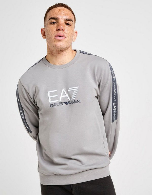Суитчър Emporio Armani Emporio Armani 7 Tape Crew Sweatshirt Сиво | AF184027M001149U8062, 0