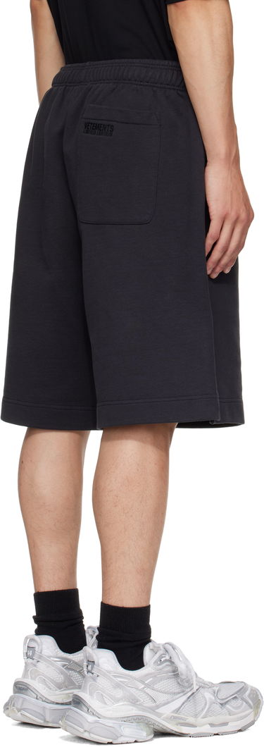 Къси панталони VETEMENTS Vetements Molton Shorts Черно | UH76SS300B, 2
