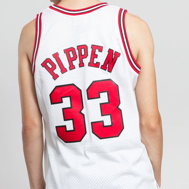 Фланелка Mitchell & Ness NBA Swingman Jersey Chicago Bulls Scottie Pippen #33 Бяло | SMJYAC18054, 3