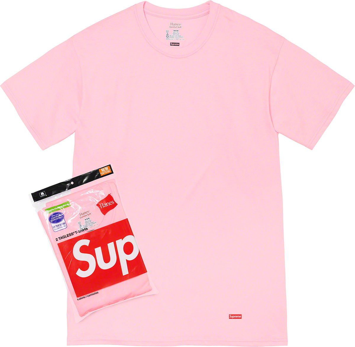 Тениска Supreme Tagless Розово | FW21A60, 0