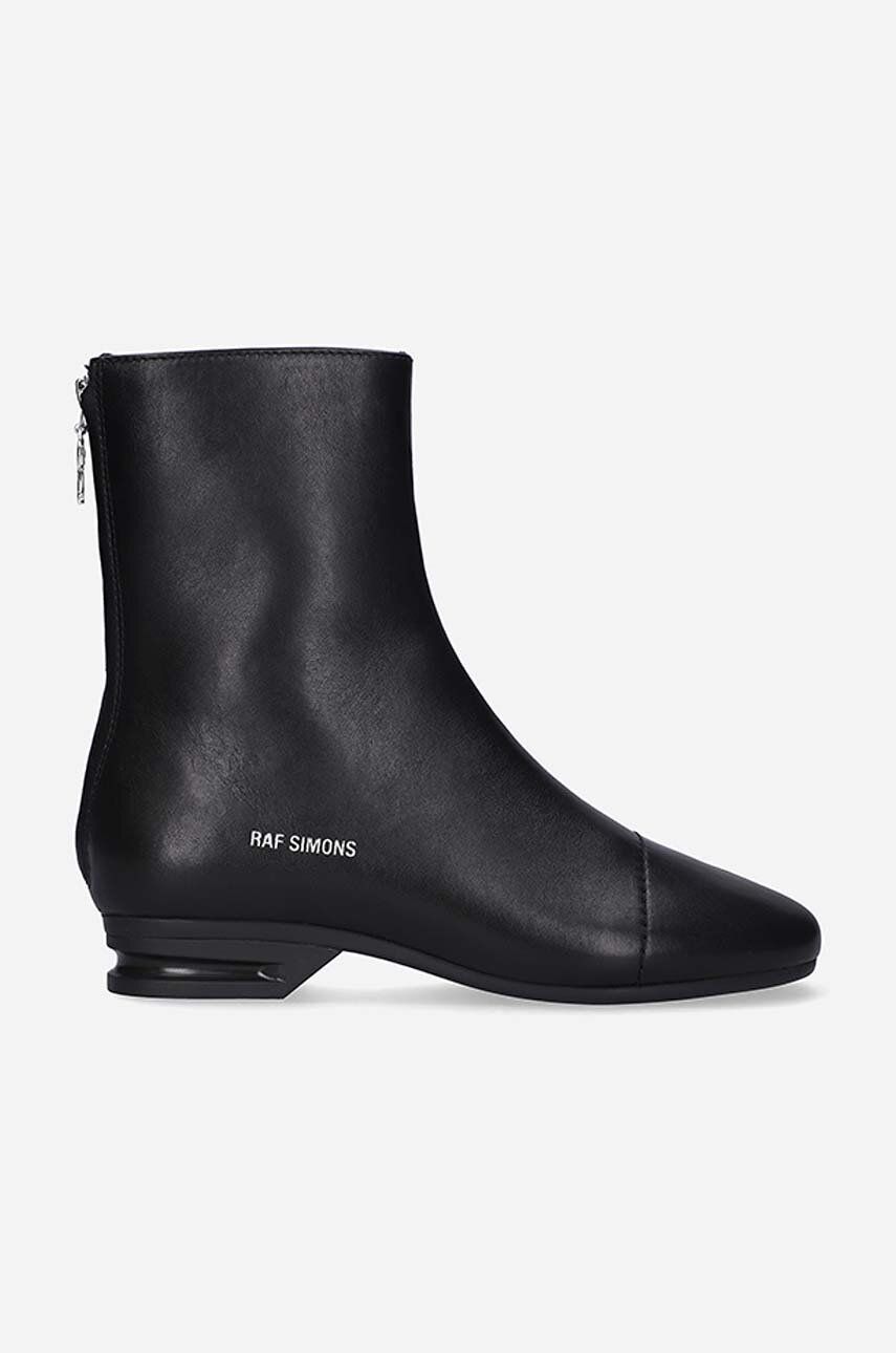 Кецове и обувки RAF SIMONS Leather Ankle Boots Черно | HR790006L.0003, 0