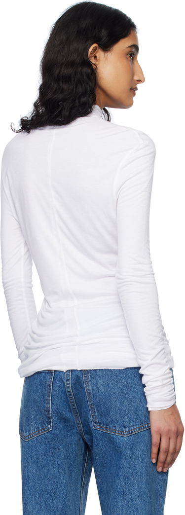Тениска Khaite KHAITE Rolina Mock Neck Top Бяло | 23674100, 2