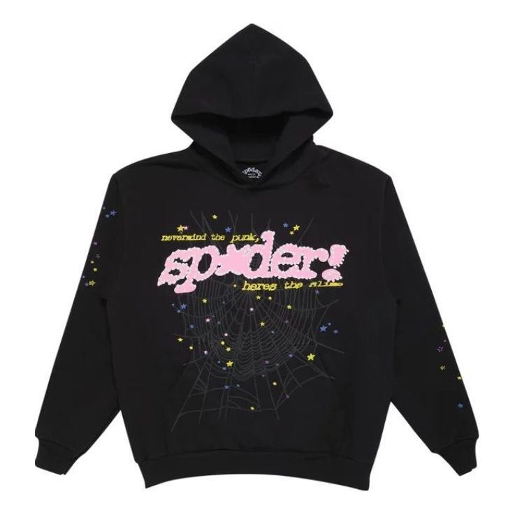 Суитчър Sp5der SP5DER Punk V2 Hoodie Черно | SP5D0126, 0