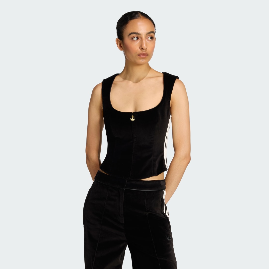 Потник adidas Performance Velvet Corset Top Adidas Originals Черно | KF4693, 0