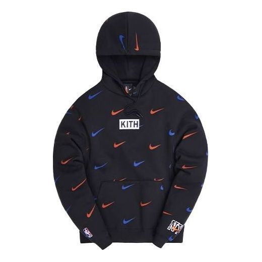 Суитчър KITH New York Knicks AOP Hoodie by KITH Черно | NKCZ1749-010