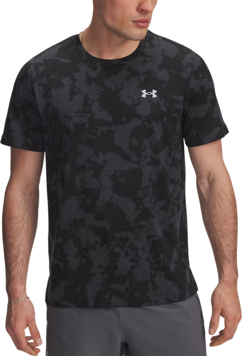 Тениска Under Armour Under Armour UA Launch Printed Short Sleeve T-Shirt Черно | 6006110-016, 0