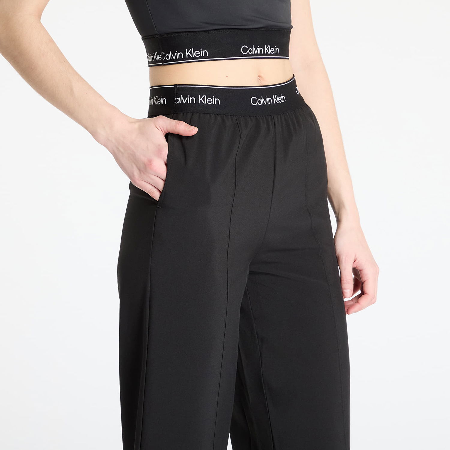 Панталони CALVIN KLEIN Calvin Klein Wide Leg Pants Черно | 00GWF4P606-UB1, 1