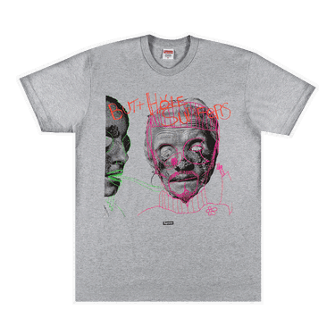 Тениска Supreme Butthole Surfers x Psychic Tee Сиво | SS21T61 HEATHER GREY, 0