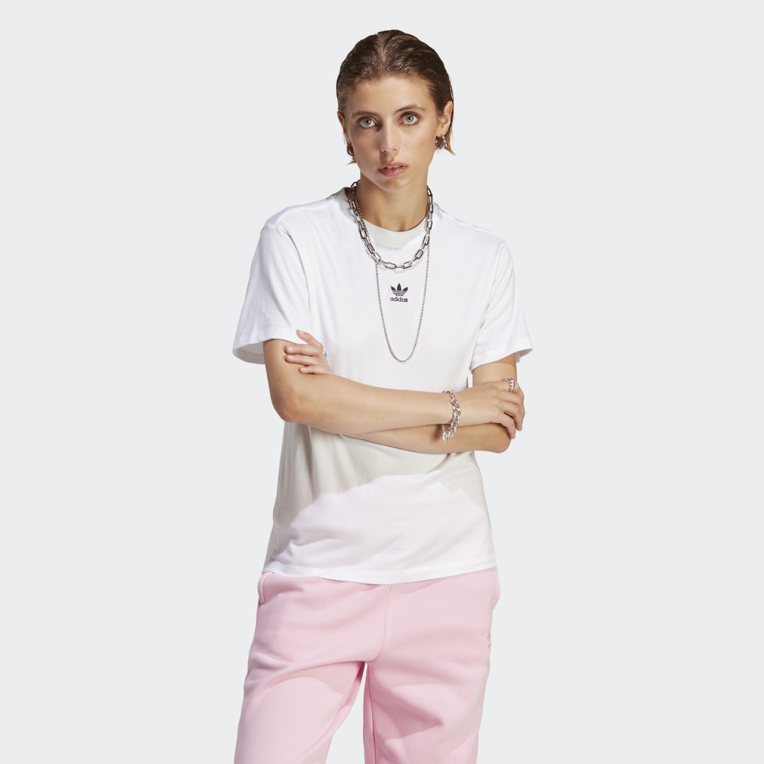Тениска adidas Originals Adicolor Essentials Regular T-shirt Бяло | IC1831, 0