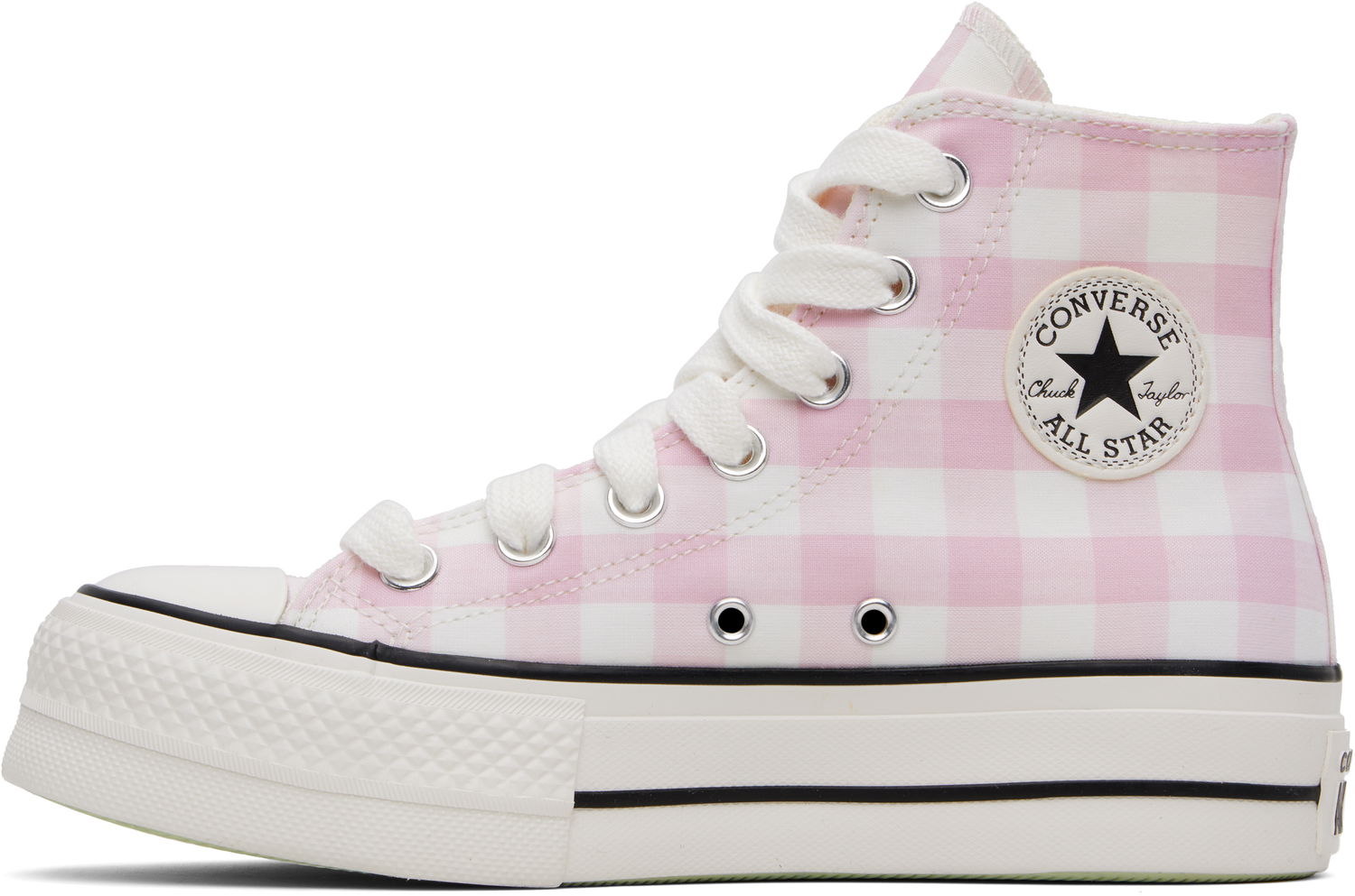 Кецове и обувки Converse Chuck Taylor All Star Lift Platform Gingham Розово | A13663C, 1