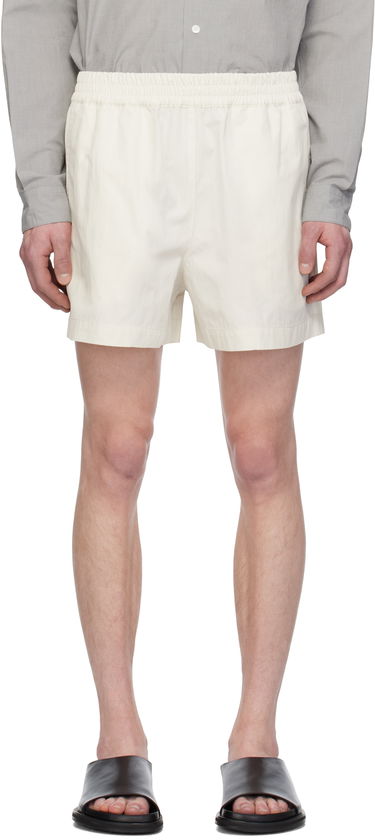 Къси панталони Studio Nicholson Studio Nicholson Elio Relaxed Fit Shorts Бяло | ELIO SNM - 1275, 0