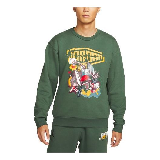 Пуловер Jordan Air Jordan DNA Fleece Pullover Зелено | DC9616-333, 0
