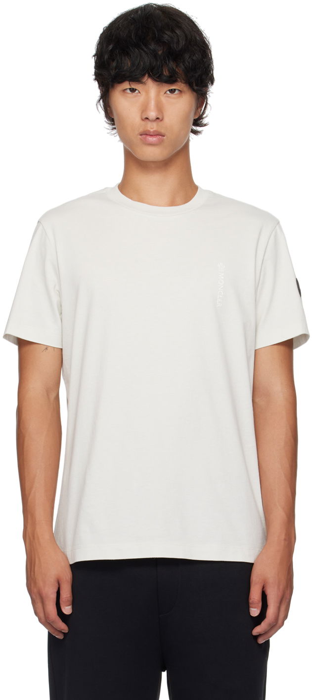 Тениска Moncler Gray Garment-Washed T-Shirt Сиво | J20918C0001589A17, 0