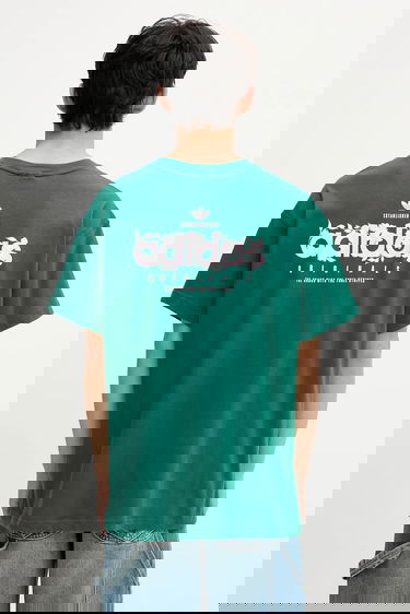 Тениска adidas Originals adidas Originals Florals Logo Graphic T-Shirt Зелено | KE6588, 2