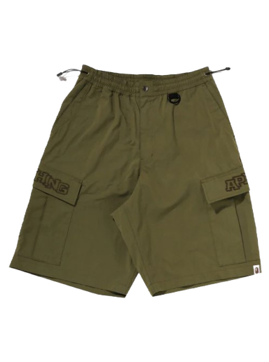 Къси панталони BAPE Wide Cargo Shorts Зелено | 1J30-153-007