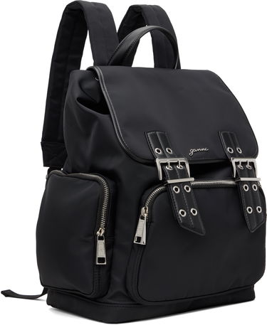 Раница GANNI GANNI Bucky Nylon Backpack Черно | A6526, 1