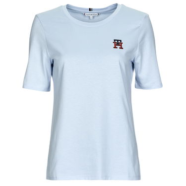 Тениска Tommy Hilfiger T shirt REG MONOGRAM EMB C-NK SS Синьо | WW0WW37433-C1O, 0