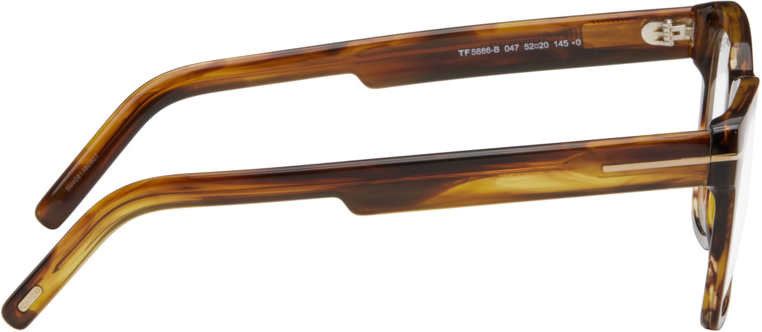 Слънчеви очила Tom Ford Tom Ford Square Glasses Кафяво | FT5886-B_52047, 1